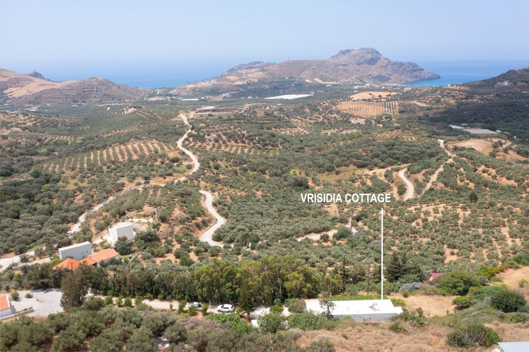 Vrisidia Cottage - Nature, Seaview & Relax Plakias Esterno foto